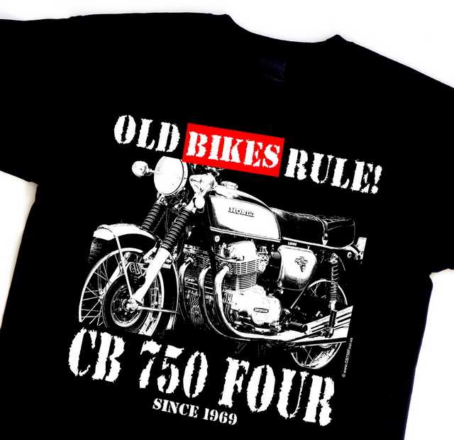 Motorrad,Bike T-Shirt Honda CB 100 Oldtimer,Youngtimer